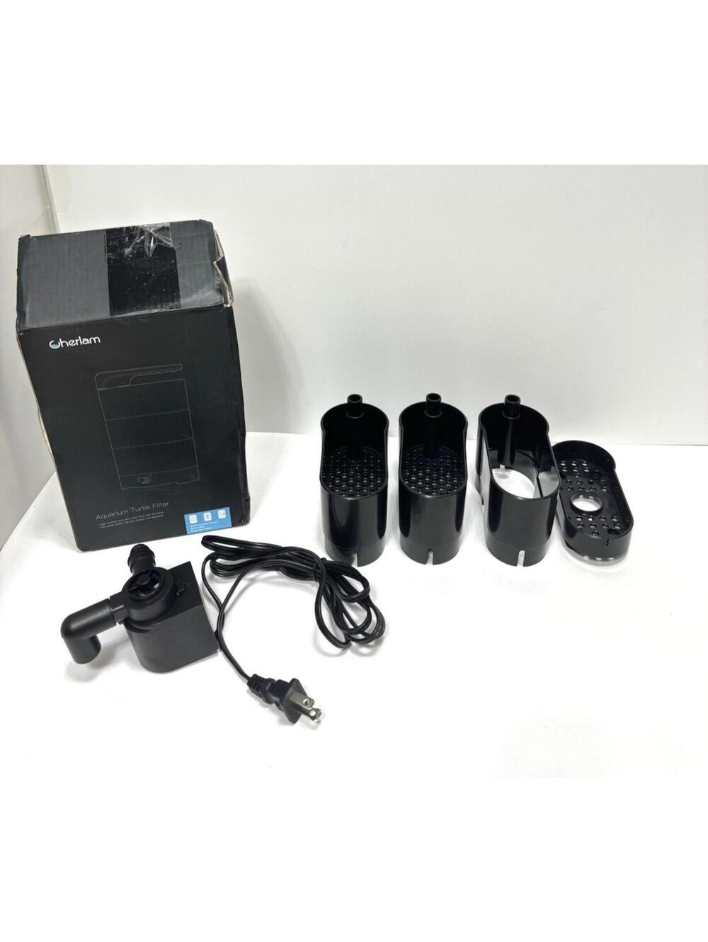 Gherlam Aquarium Turtle Filter *READ* Incomplete Parts or Add-On Unit for Repair
